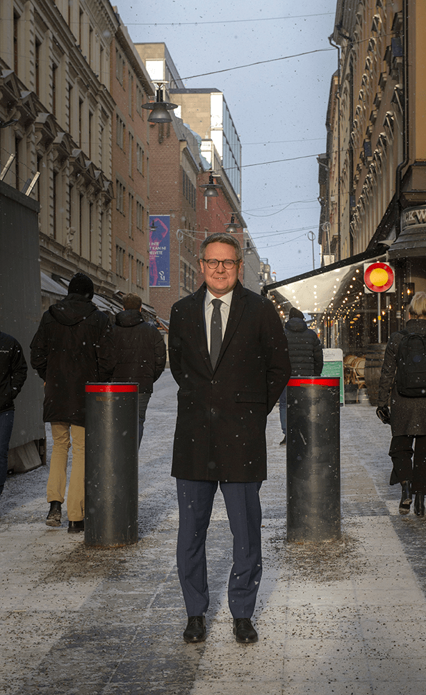 Bostadsminister Johan Danielsson