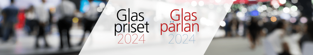 Glaspriset och Glaspärlan 2024