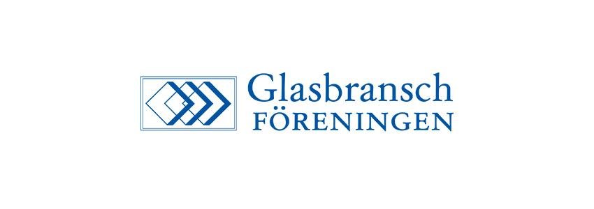 Glasbranschföreningens logotyp med vit bakgrund