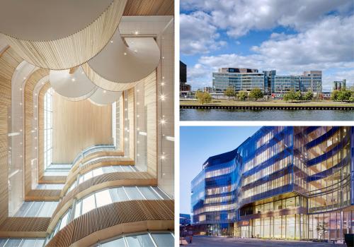 Montage av tre bilder från projektet Sjustjärnan