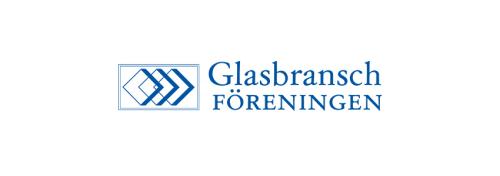 Glasbranschföreningens logotyp med vit bakgrund