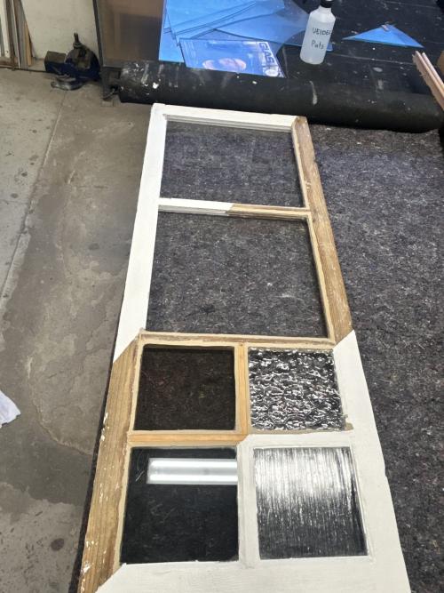 Renoverad fönsterbåge