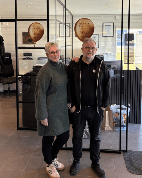 Henrik och Anki Rapp på Rapps Glas