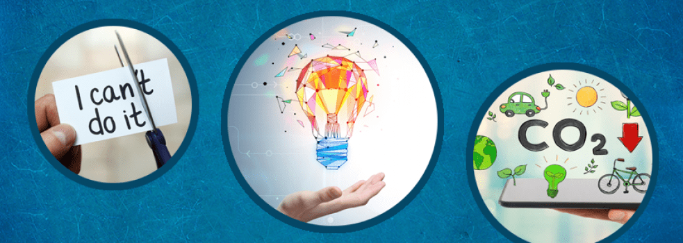En illustrerad glödlampa svävar ovanför en hand för att symbolisera en god idé