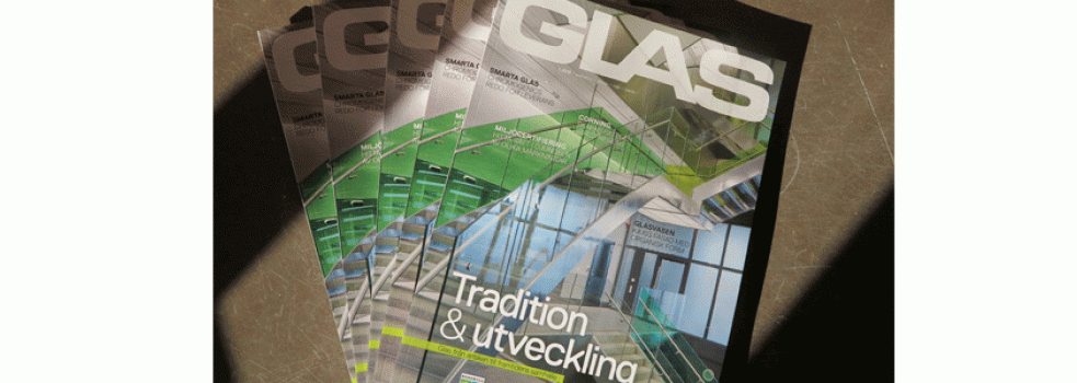 Omslaget till tidningen GLAS nummer 1, år 2016