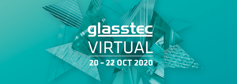 Annons för Glasstec Virtual 2020