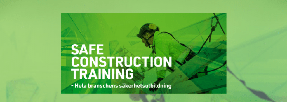 En annons för Safe Construction Training