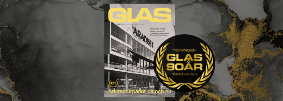 Omslag tidningen GLAS jubileumsnummer 