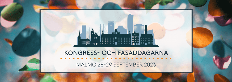 Logoype för Kongress- och fasadddagarna i Malmö 2023
