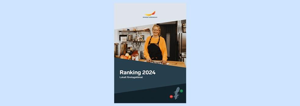 Framsidan på Svenskt Närlingslivs rapport om Svenskt företagsklimat