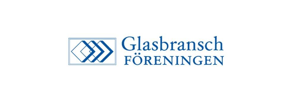 Glasbranschföreningens logotyp med vit bakgrund