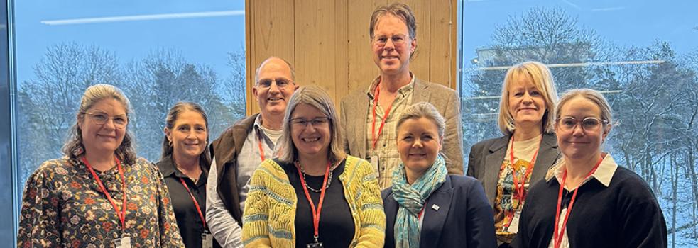Glasbranschen ställde upp mangrannt i jakten på cikulära nycklar. Från vänter Carina Loh Lindholm från CCBuild, Linda Bernström från Swede Glass United, Marco van Brink från Kiwa, Christina Stålhandske från Ragn-Sells, Oskar Storm från Saint-Gobain, Melinda Lemke från Glasbranschföreningen, Camilla Sonnentheil från Ragn-Sells och Anna-Lena Fransson, Svensk Planglasförening/Glascentrum.