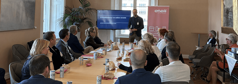 Riksdagsseminairum om Energieffektivisering