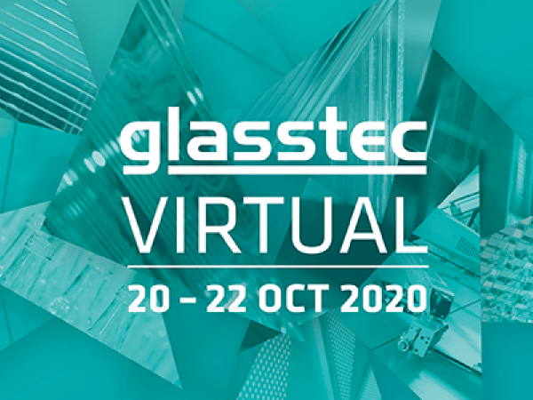 Annons för Glasstec Virtual 2020