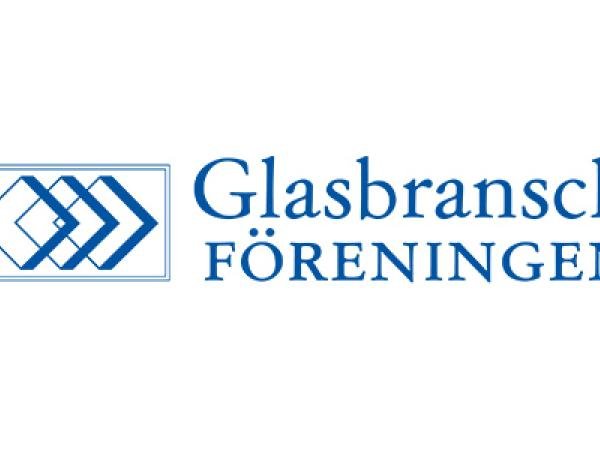 Glasbranschföreningens logotyp med vit bakgrund