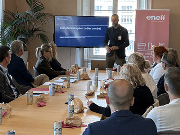 Riksdagsseminairum om Energieffektivisering