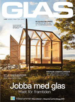 Omslaget till tidningen GLAS nummer 1, 2018