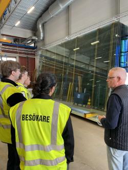 Lärlingsveckan på besök hos Glasgruppen i Örebro